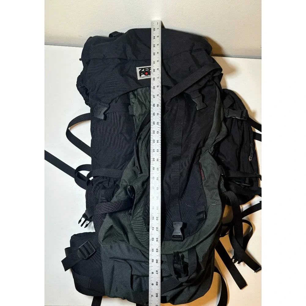 Zero Point Hiking Backpack | Super Wishbone Double Frame | Black/Green
